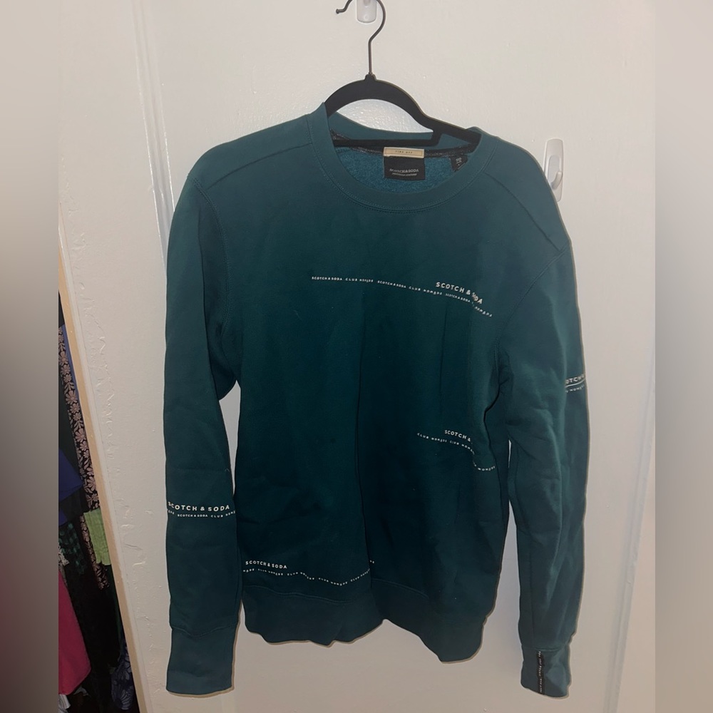 Scotch & Soda teal crewneck